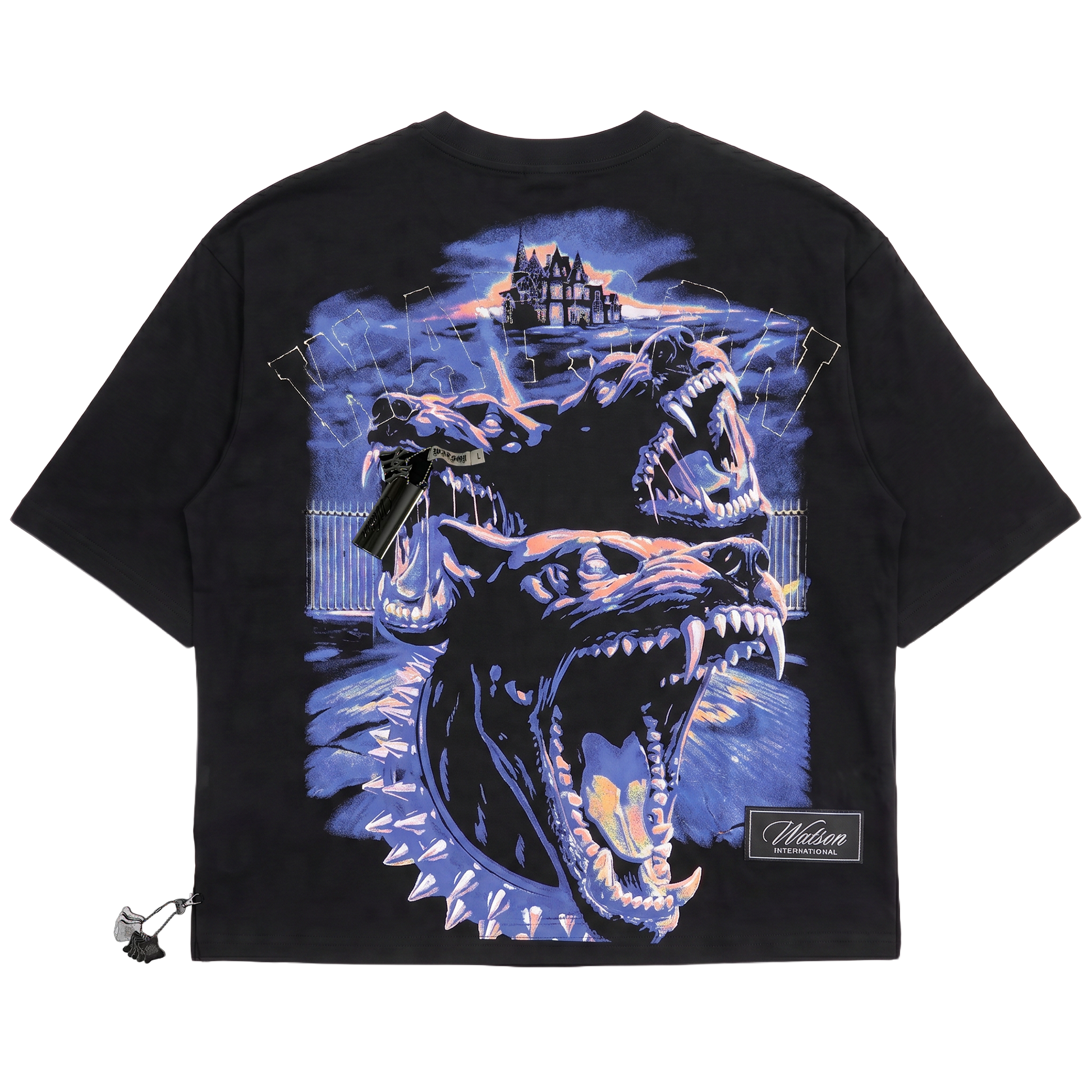 WATSON ALL DOGS GO TO HEAVEN BLACK TSHIRT – Watson Luxe