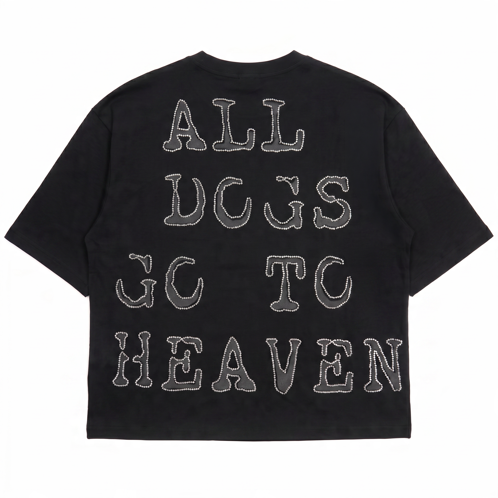 WATSON ALL DOGS GO TO HEAVEN BLACK TSHIRT – Watson Luxe