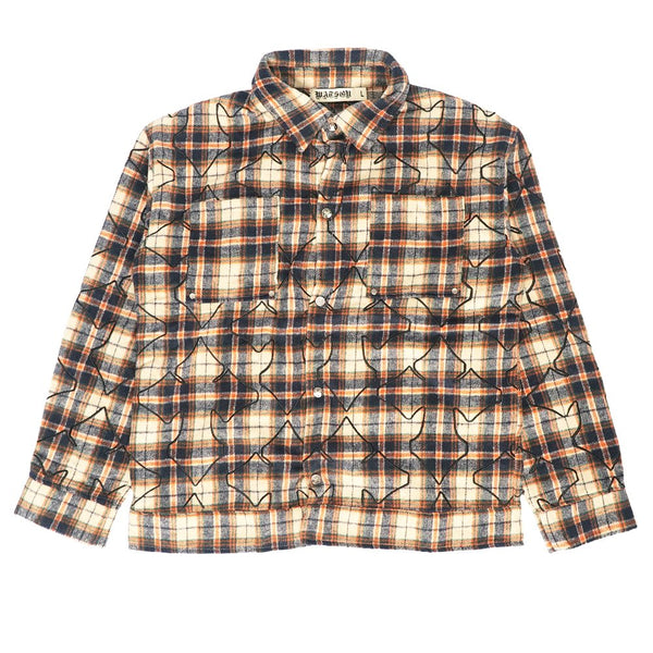 WATSON APPLIQUE CROSS FLANNEL SHIRT