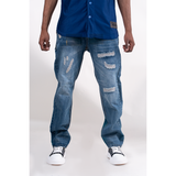 BAGGY BLUE LIGHT WASHED WATSON DENIM PANTS