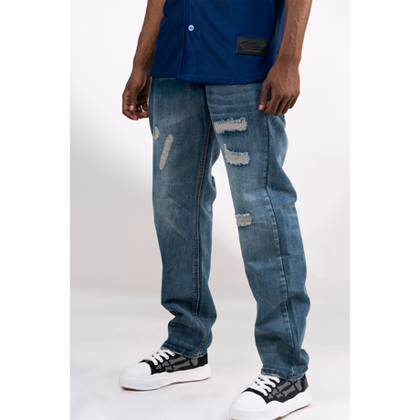 BAGGY BLUE LIGHT WASHED WATSON DENIM PANTS