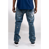 BAGGY BLUE LIGHT WASHED WATSON DENIM PANTS