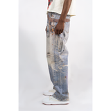 BAGGY BLUE CARPENTER ATTACHMENT WATSON DENIM PANTS