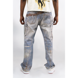BAGGY BLUE CARPENTER ATTACHMENT WATSON DENIM PANTS