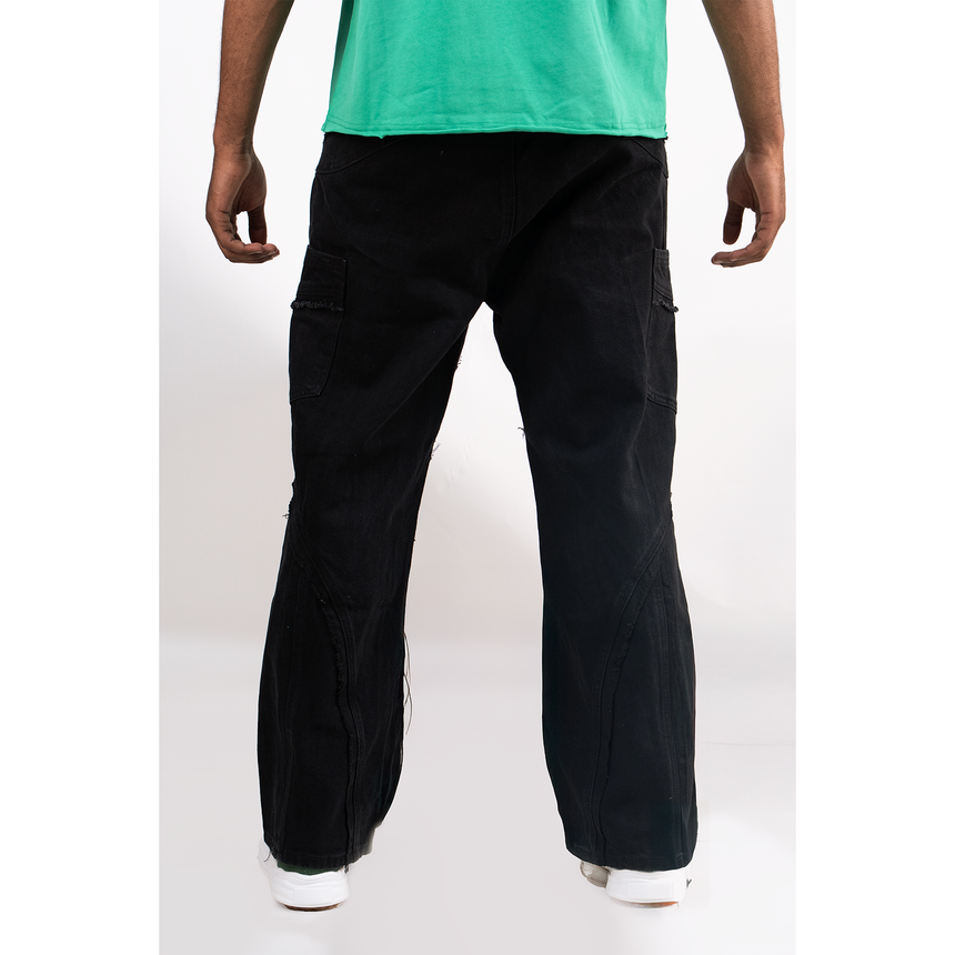 BAGGY BLACK WATSON DENIM PANTS