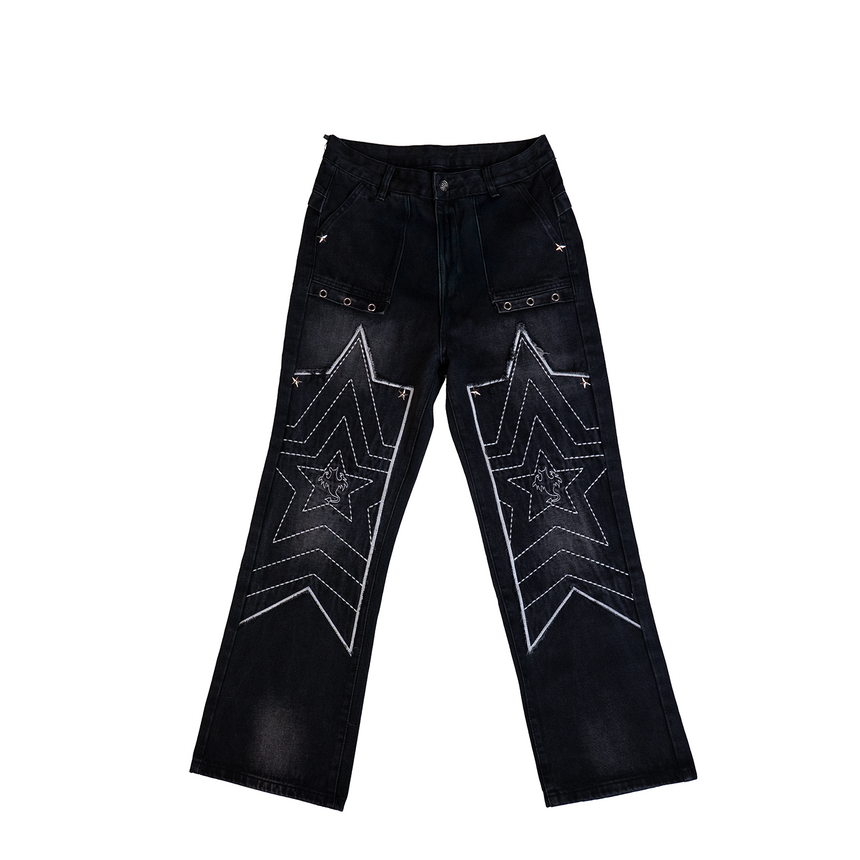 BAGGY GREY CARPENTER WATSON DENIM PANTS