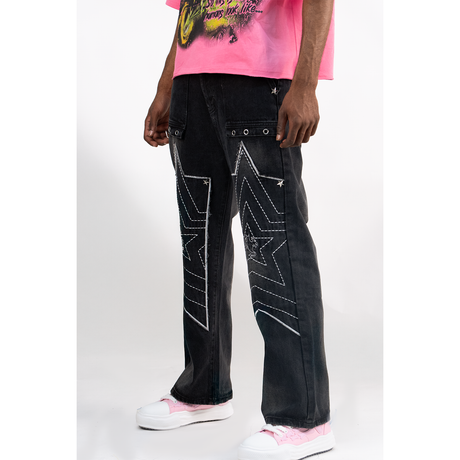 BAGGY GREY CARPENTER WATSON DENIM PANTS
