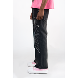 BAGGY GREY CARPENTER WATSON DENIM PANTS