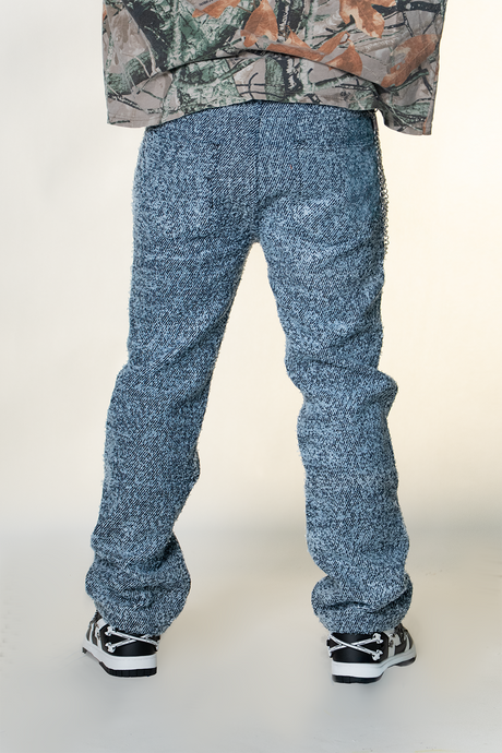 BLUE FRAYED WATSON DENIM