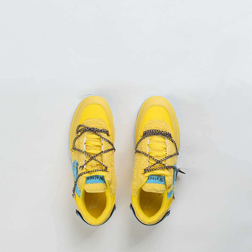 BONES SNEAKERS (UNCHAINED BEAR YELLOW)