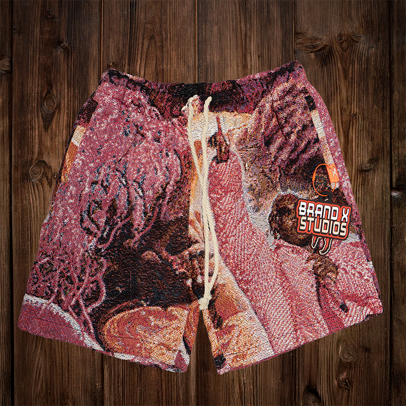 YOUNG THUG TAPESTRY SHORTS