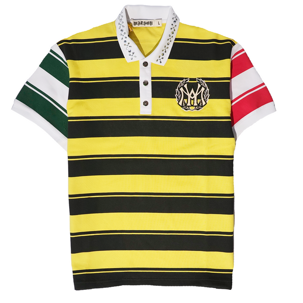 WATSON STUDIOS MULTI COLOR BLOCK POLO SHIRT