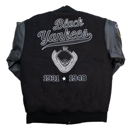 NY BLACK YANKEES VARSITY JACKET (BLACK)