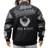 NY BLACK YANKEES VARSITY JACKET (BLACK)