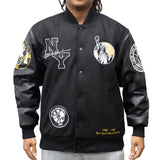 NY BLACK YANKEES VARSITY JACKET (BLACK)
