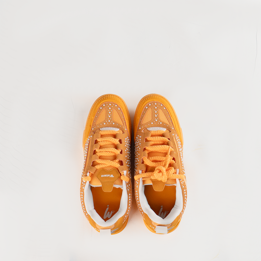 WATSON K FLIP PEARLS SNEAKERS (ORANGESICLE)