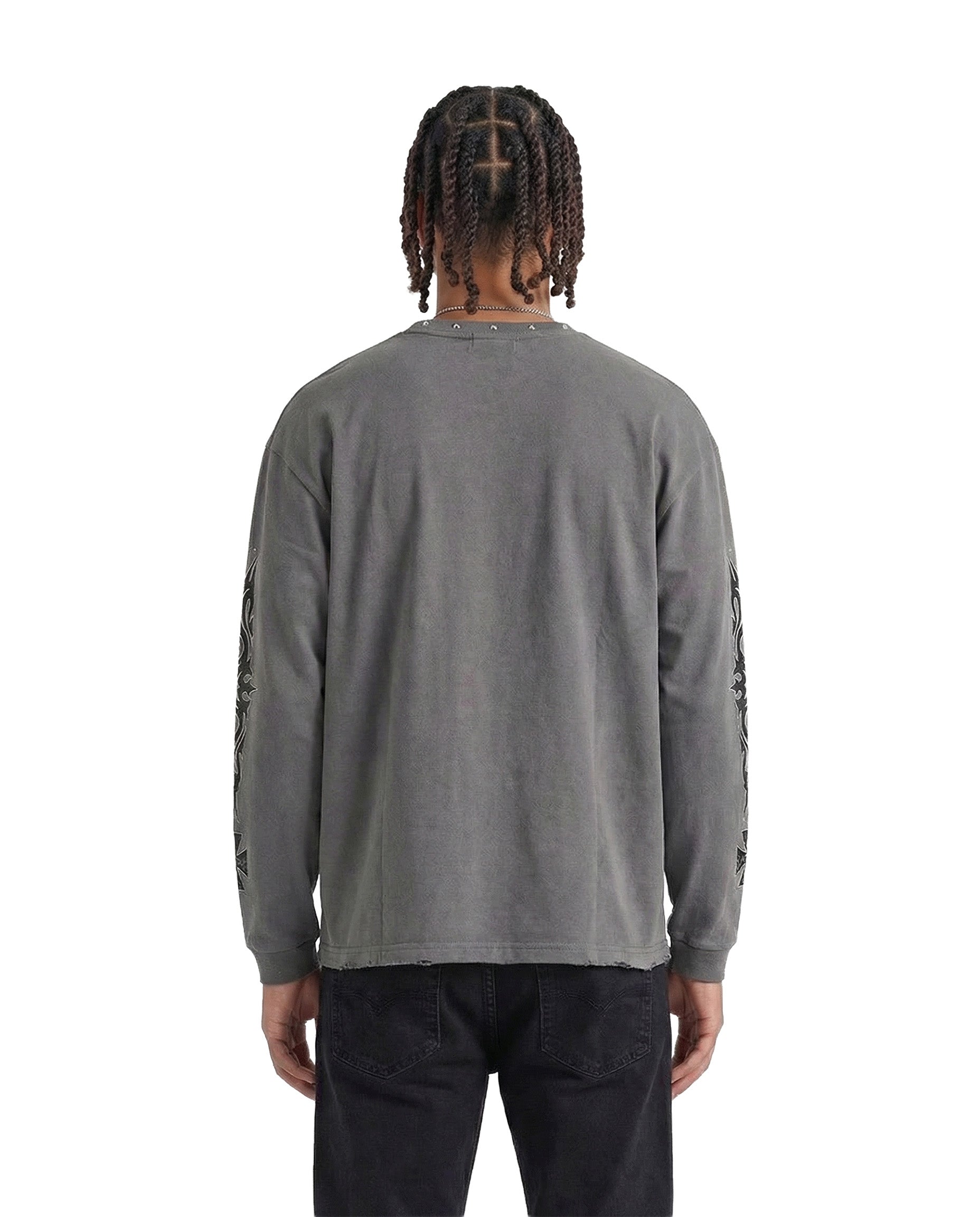 WATSON TAKE A CHANCE ON LIFE LONGSLEEVE T-SHIRT (GREY) – Watson Luxe