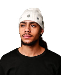 WATSON JEWELED BEANIE HAT (BEIGE)