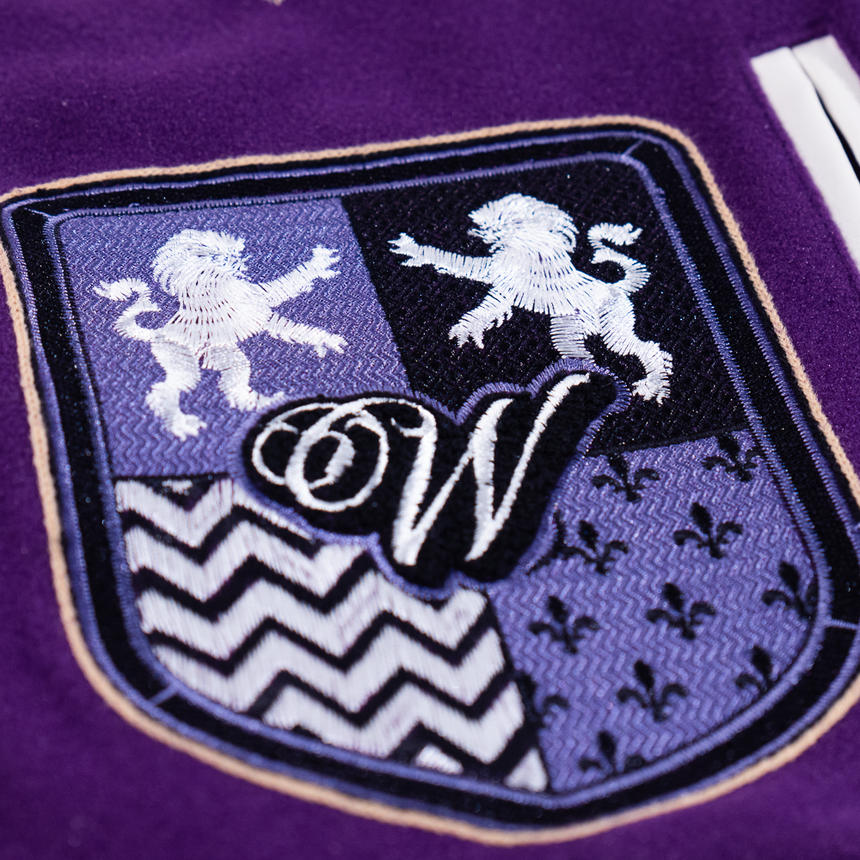 WATSON ATHLETIC DEPARTMENT VARSITY JACKET (PURPLE)