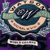 WATSON ATHLETIC DEPARTMENT VARSITY JACKET (PURPLE)