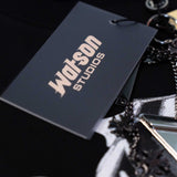WATSON CHROME CROPPED T-SHIRT (BLACK)