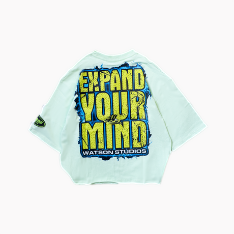 WATSON EXPAND YOUR MIND CROPPED T-SHIRT (GREEN)