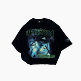 WATSON SHOCKED INTO MIND CONTROL CROPPED T-SHIRT (BLACK)