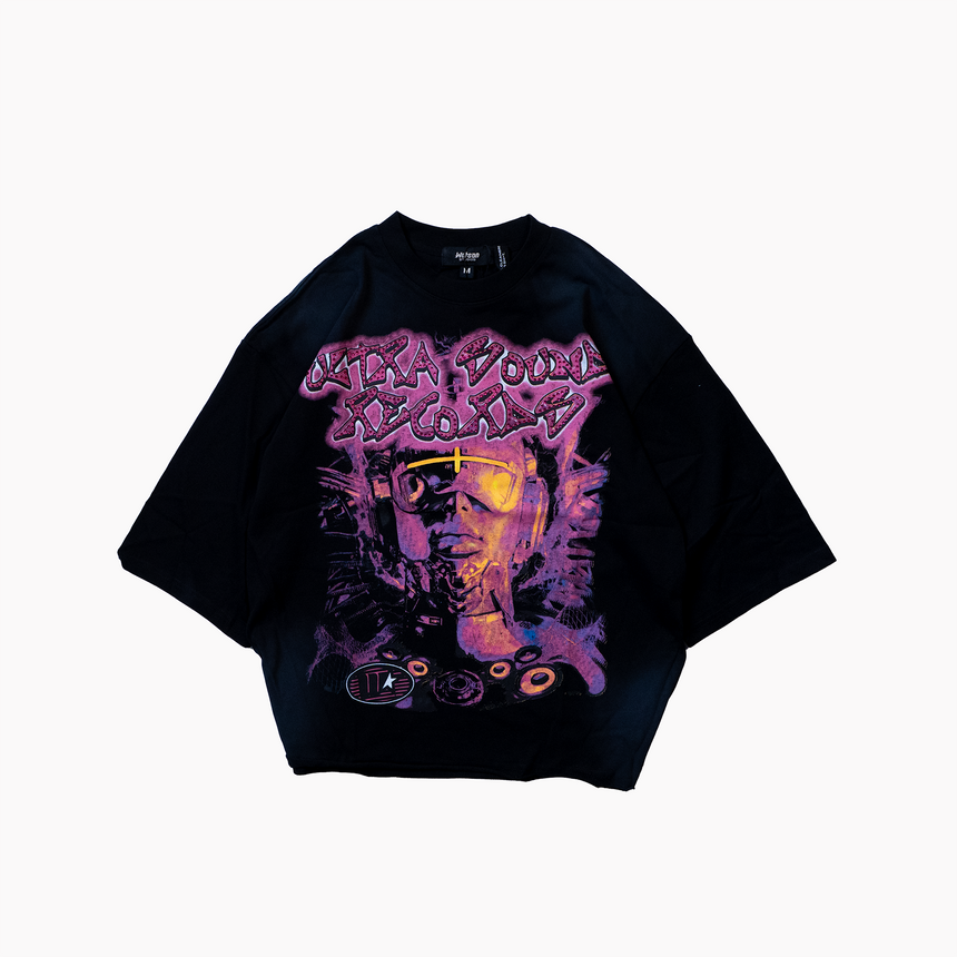 WATSON ULTRA SOUND RECORDS T-SHIRT (BLACK)
