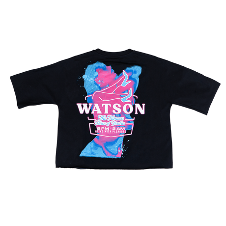 WATSON HOUSE OF DOUBLES LIVE UV T-SHIRT (BLACK)