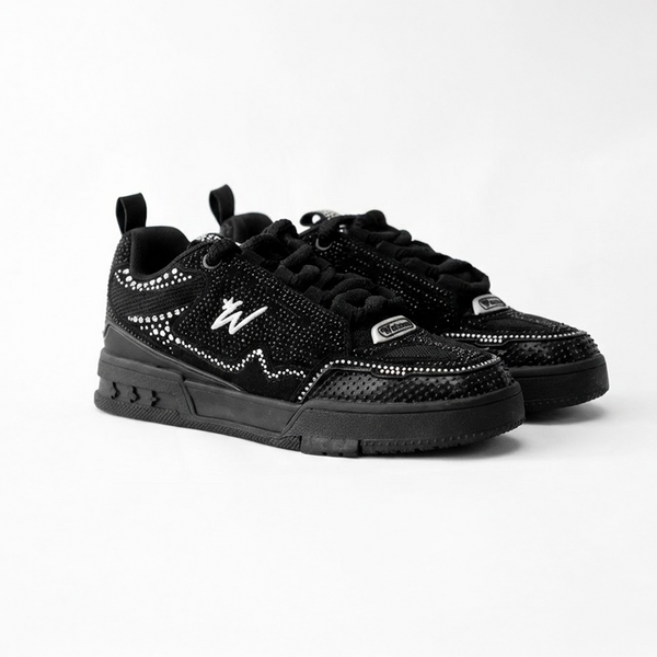K FLIP PEARLS SNEAKERS (BLACK STONE)