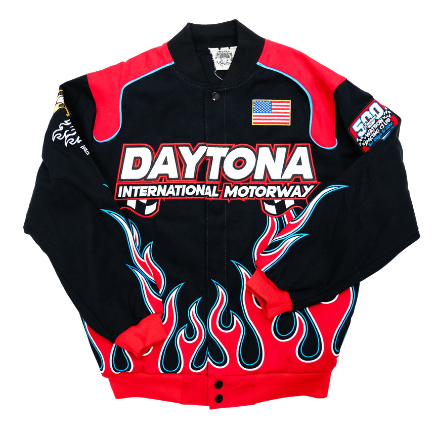 WATSON DAYTONA MOTORWAY RACING JACKET (BLACK/RED)