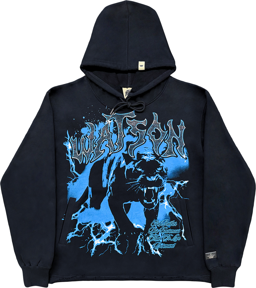 WATSON PANTHER HOODIE (BLACK)