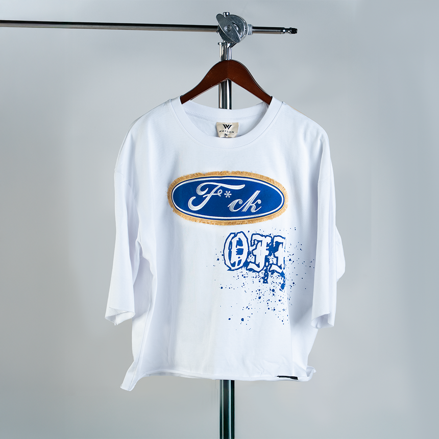 WATSON FCK OFF T-SHIRT (WHITE)