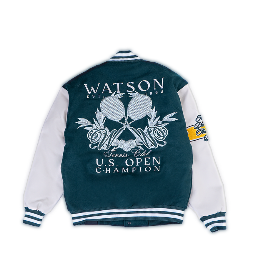 WATSON US OPEN CHAMPION VARSITY JACKET (GREEN)