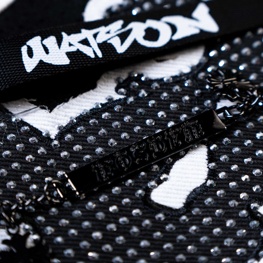 WATSON COTTON WREATH RHINESTONE BASKETBALL JERSEY (BLACK)