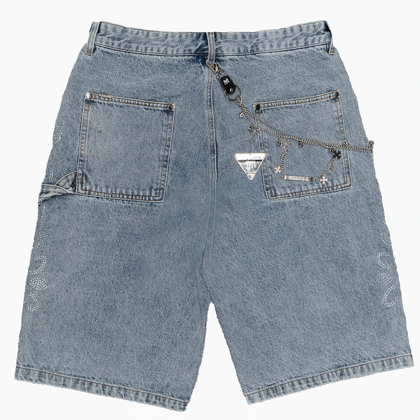 WATSON LIGHT WASH CARPENTER SHORTS