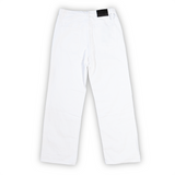 WATSON DENIM PANTS WITH BLACK PEARLS (WHITE)