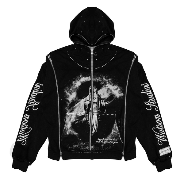 THE DOOR WILL BE OPENED TO YOU HOODIE (BLACK)
