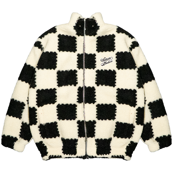SHERPA JACKET (BLACK & CREAM)