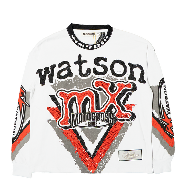 MOTOCROSS SERIES LONGSLEEVE T-SHIRT (WHITE)