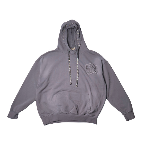 WATSON STUDIOS CRYSTAL STRINGS HOODIE (CHARCOAL)