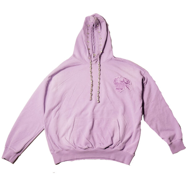 WATSON STUDIOS CRYSTAL STRINGS HOODIE (LAVENDER)