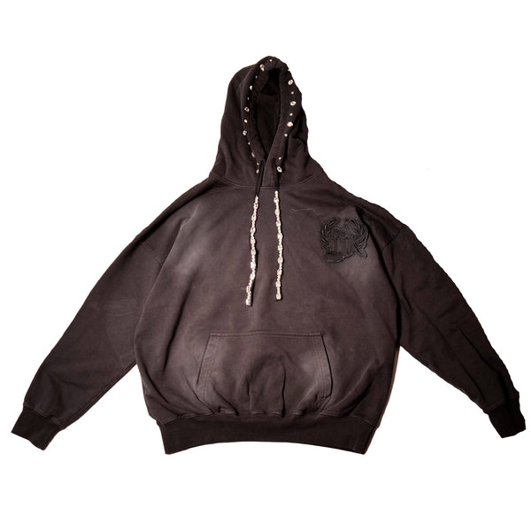 WATSON STUDIOS CRYSTAL STRINGS HOODIE (BLACK)