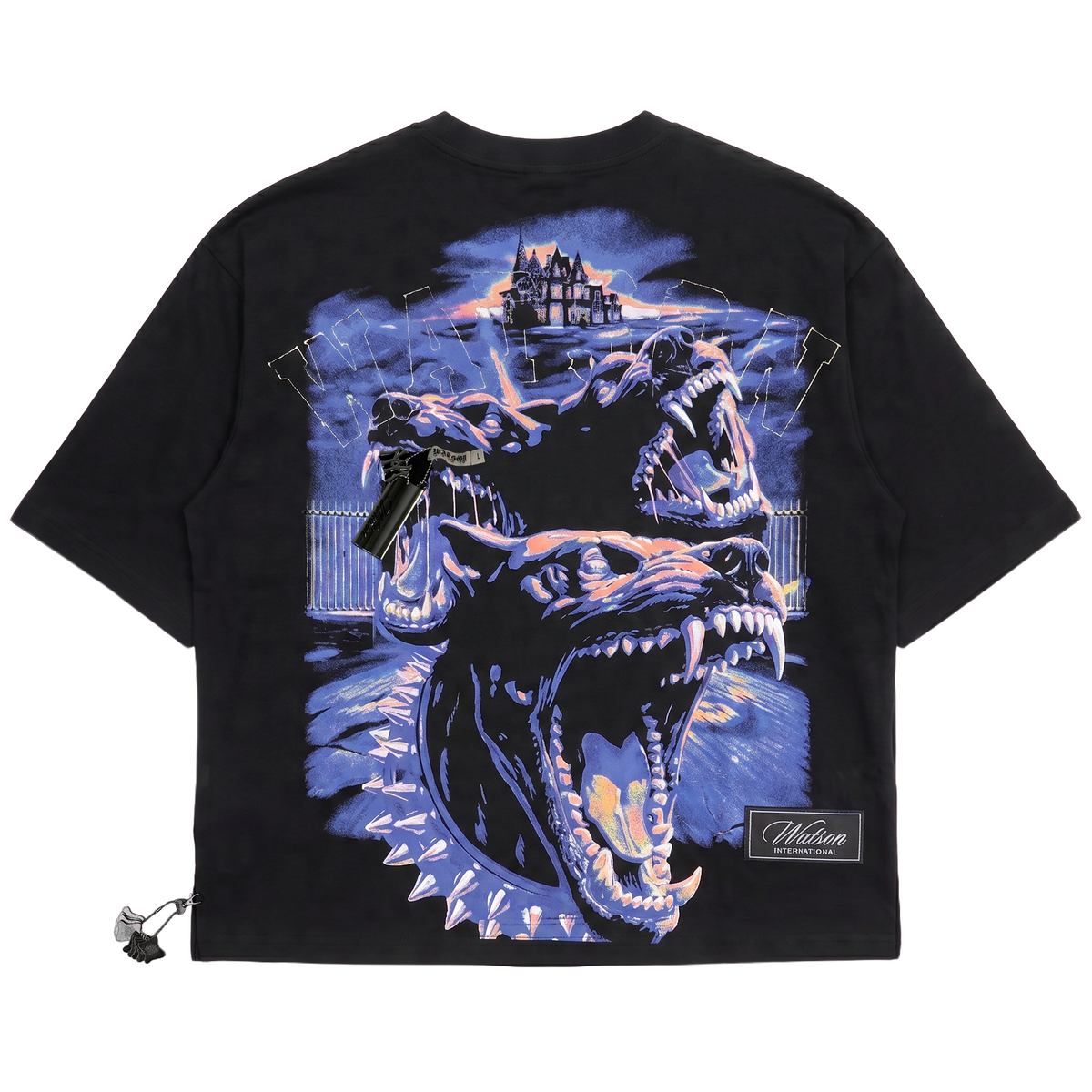WATSON ALL DOGS GO TO HEAVEN BLACK TSHIRT – Watson Luxe