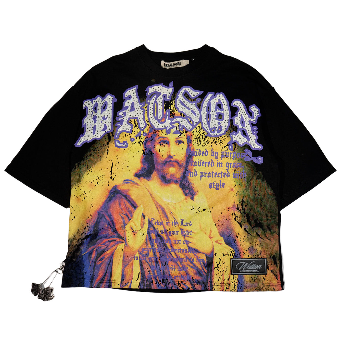 WATSON GUIDED BY PURPOSE BLACK TSHIRT – Watson Luxe