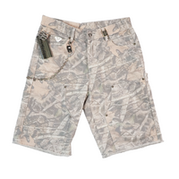 WASTON CAMO DENIM CARPENTER SHORTS