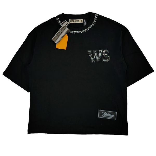 WATSON STUDIOS BLACK PIQUE TSHIRT