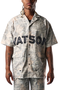 WATSON CAMO DENIM WORK SHIRT