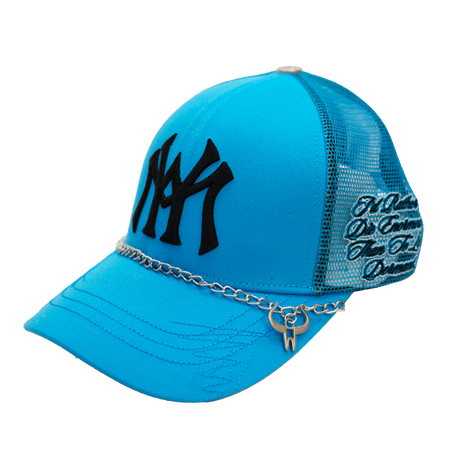 WATSON WORLDWIDE DIE ENORMOUS TRUCKER HAT (BLUE)