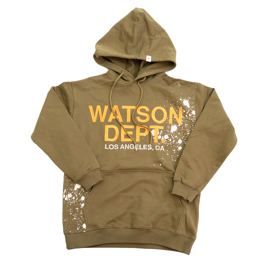 WATSON WATSON DEPARTMENT HOODIE (BROWN)